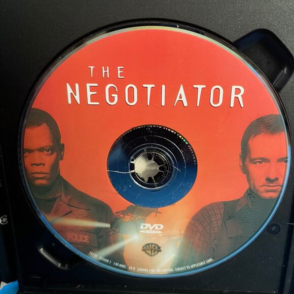The Negotiator DVD (1998) Samuel L. Jackson Kevin Spacey Thriller Action - Picture 5 of 6